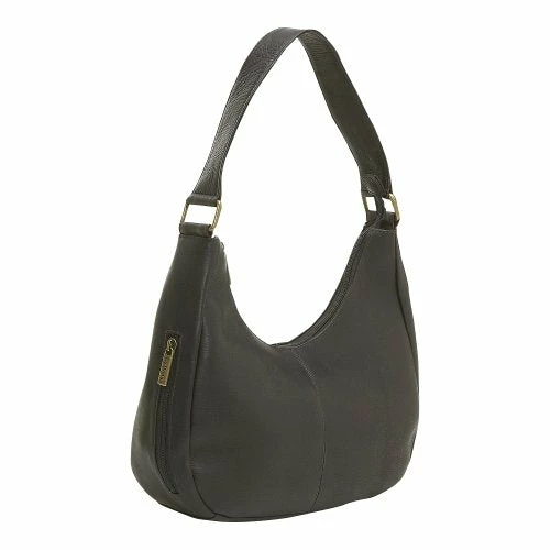 Le Donne Leather Single Handle Side Zip Hobo - Cafã© 2 Le Donne Leather Single Handle Side Zip Hobo - Cafã© - Image 2