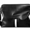 Saierlong New Mens Black Genuine Leather Briefcase Messenger Bags Business Handbags