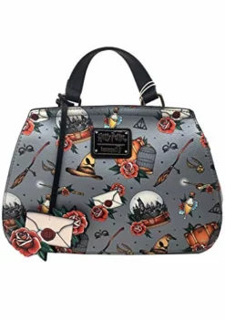 Loungefly X Harry Potter Relics Tattoo All Over Print Crossbody Bag (One Size, Multicolored) -Cole Haan Shop 41rxsoRwaZL e502a2bc ca10 43d5 bd64 4c842fbb6a39