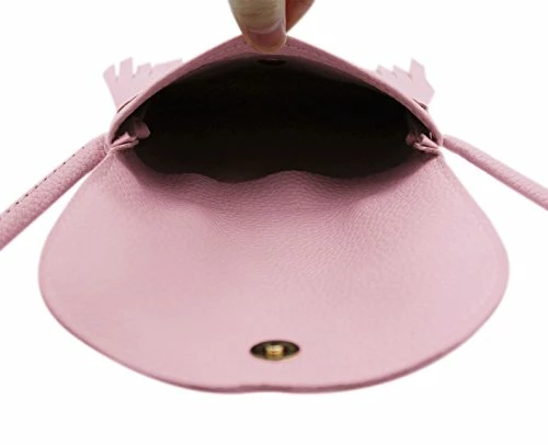 ZGMYC Cat Tassel Shoulder Bag Small Coin Purse Crossbody Satchel For Kids Girls, Pink (5.1'' X 5.9'') 4 ZGMYC Cat Tassel Shoulder Bag Small Coin Purse Crossbody Satchel For Kids Girls, Pink (5.1'' X 5.9'') - Image 4