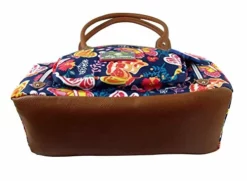 Lily Bloom Maggie Satchel Handbag One Size Navy Blue Multi -Cole Haan Shop 41tVLn5ok8L