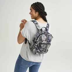 Vera Bradley Womens Cotton Small Backpack Bookbag, Love You Lots - Recycled Cotton, One Size US -Cole Haan Shop 41td00ClIxL