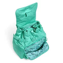 Vera Bradley Utility Backpack, Turquoise Sky-Recycled Cotton -Cole Haan Shop 41tkATx pjS