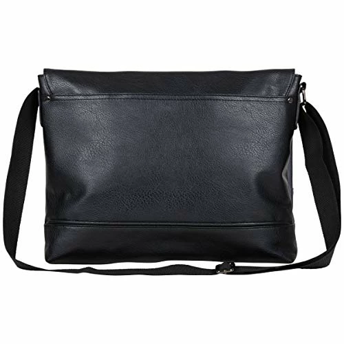 Kenneth Cole Reaction Strident-Class Vegan Leather 15" Laptop & Tablet Crossbody Messenger Bag For Work, School, & Travel, Black, Laptop 4 Kenneth Cole Reaction Strident-Class Vegan Leather 15" Laptop & Tablet Crossbody Messenger Bag For Work, School, & Travel, Black, Laptop - Image 4