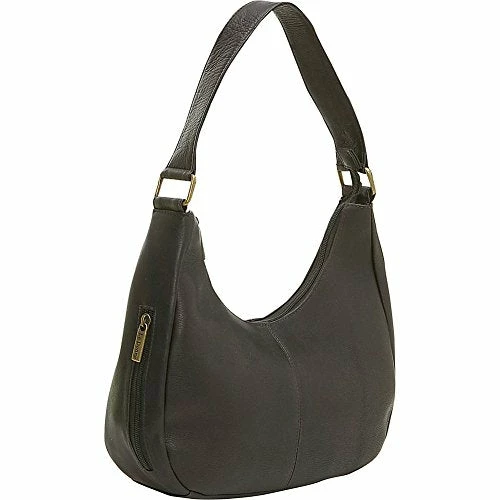 Le Donne Leather Single Handle Side Zip Hobo - Cafã© 1 Le Donne Leather Single Handle Side Zip Hobo - Cafã©