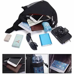 SINOKAL Sling Bag Chest Shoulder Backpack Casual Crossbody Shoulder Triangle Packs Daypacks For Men Women Canvas Digital Camera Bags With Charging Port For Sport Outdoor Gym Travel Hiking (Black) 12 SINOKAL Sling Bag Chest Shoulder Backpack Casual Crossbody Shoulder Triangle Packs Daypacks For Men Women Canvas Digital Camera Bags With Charging Port For Sport Outdoor Gym Travel Hiking (Black) -Cole Haan Shop 51 A 2BZuxl1L