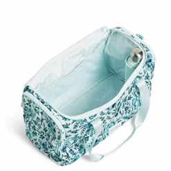 Vera Bradley Women's Recycled Lighten Up ReActive Small Gym Travel Bag, Cloud Floral, One Size -Cole Haan Shop 510IWUHogcL