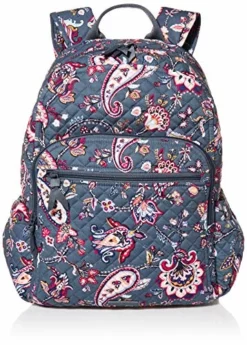 Vera Bradley Women's Signature Cotton Campus Backpack, Felicity Paisley, One Size