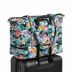 Vera Bradley Signature Cotton Deluxe Tote Travel Bag, Happy Blooms 9 Vera Bradley Signature Cotton Deluxe Tote Travel Bag, Happy Blooms -Cole Haan Shop 511REPji7 L