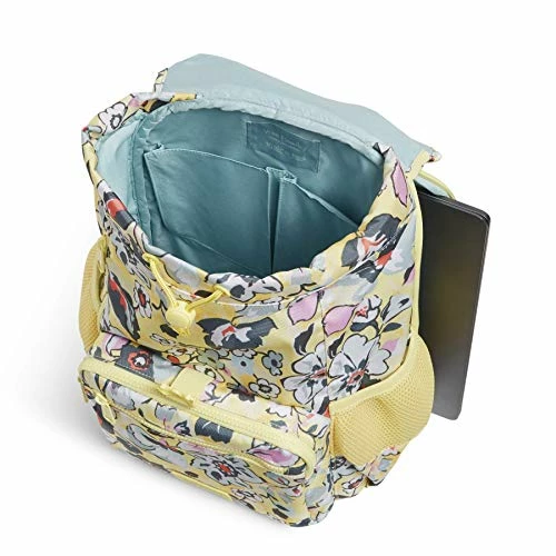 Vera Bradley Womens Recycled Lighten Up Reactive Daytripper Backpack Bookbag, Sunny Garden, One Size US 6 Vera Bradley Womens Recycled Lighten Up Reactive Daytripper Backpack Bookbag, Sunny Garden, One Size US - Image 6