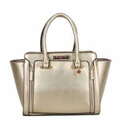 Nicole Lee Women's Ciel Medium Smart Lunch Handbag (Gold) Travel Shoulder Bag, One Size