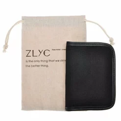 Zlyc Canvas Passport Wallet With Leather Trim (Black) 15 Zlyc Canvas Passport Wallet With Leather Trim (Black) -Cole Haan Shop 512LCXf8p7L