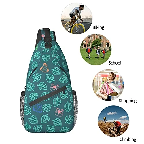 Ani-mal Cro-ss-ing Sling Bag Chest Bag Waterproof Crossbody Shoulder Bag Adjustable Travel Hiking Casual Daypack Gym Sport Backpack Travel Cycling Bike Outdoor Rucksack For Men Women 2 Ani-mal Cro-ss-ing Sling Bag Chest Bag Waterproof Crossbody Shoulder Bag Adjustable Travel Hiking Casual Daypack Gym Sport Backpack Travel Cycling Bike Outdoor Rucksack For Men Women - Image 2