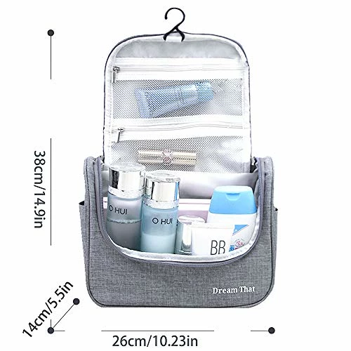 Cosmetic Bag Makeup Handbag Travel Accessories Hanging Toiletry Waterproof Organizer Bag For Women, Men, Business 3 Cosmetic Bag Makeup Handbag Travel Accessories Hanging Toiletry Waterproof Organizer Bag For Women, Men, Business - Image 3