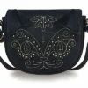 Loungefly Vegan Leather Embroidered Cat Crossbody Bag