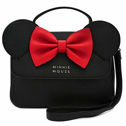 Loungefly Faux Leather Minnie Mouse Crossbody Bag Standard 1 Loungefly Faux Leather Minnie Mouse Crossbody Bag Standard