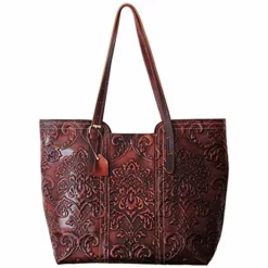 Cole Haan Shop 43 Vintage Leather Handbags Large-capacity Pure Hand-colored Top Layer Leather Big Shopping Bag