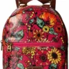 Sakroots Mini Crossbody Backpack, Raspberry In Bloom , One Size