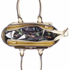 Nicole Lee Women's Ciel Medium Smart Lunch Handbag (Gold) Travel Shoulder Bag, One Size -Cole Haan Shop 513oh4yKZqL