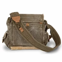 Vintage Messenger Bag For Men And Women - Canvas 13 Inch Laptop Satchel For School Or Business - Casual Shoulder Bags For Traveling - Durable Travel Courier Gear And Accessories -Cole Haan Shop 514EGPQox0L