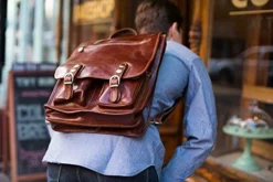 Floto Poste Backpack/Crossbody In Brown Full Grain Calfskin Leather -Cole Haan Shop 514cEcqXnkL