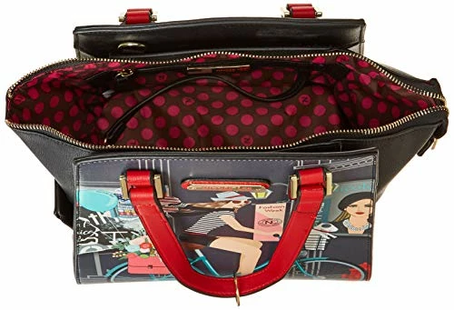 Nicole Lee Women's Multi-Functional Gray Lunch Handbag, Insulated Compartment Casual Daypack, Bike Tour, One Size 5 Nicole Lee Women's Multi-Functional Gray Lunch Handbag, Insulated Compartment Casual Daypack, Bike Tour, One Size - Image 5