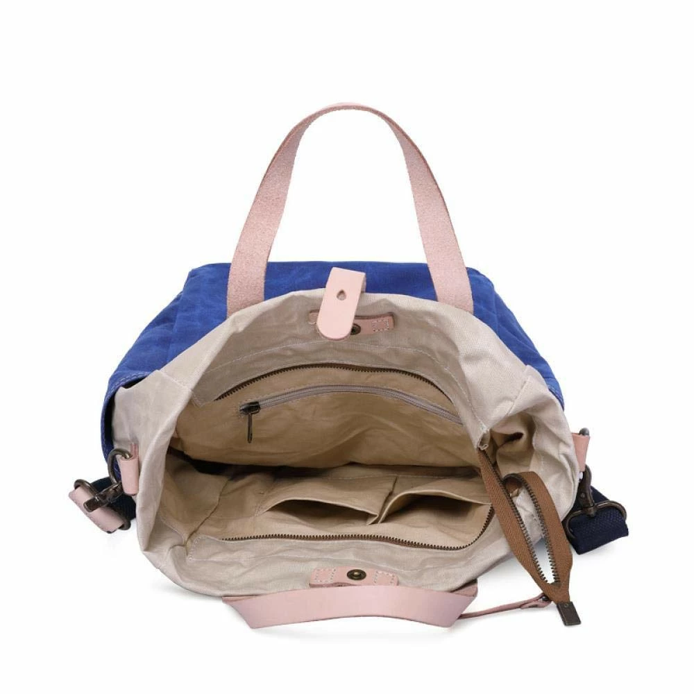 Men's Handbags, Oil Wax Canvas Bags, Simple Tarpaulin Bags, Casual Retro Men's Backpack Handbags, Beige 3 Men's Handbags, Oil Wax Canvas Bags, Simple Tarpaulin Bags, Casual Retro Men's Backpack Handbags, Beige - Image 3