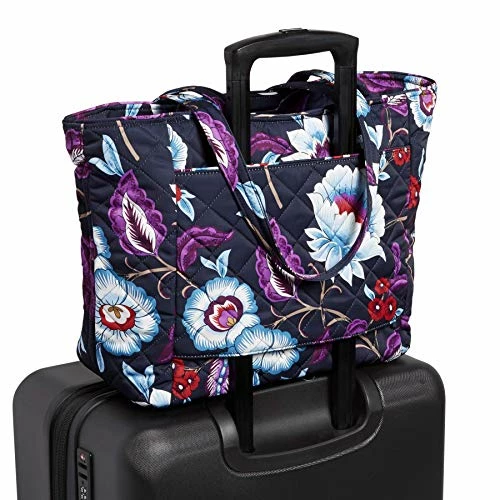 Vera Bradley Performance Twill Work Tote Bag, Mayfair In Bloom 2 Vera Bradley Performance Twill Work Tote Bag, Mayfair In Bloom - Image 2