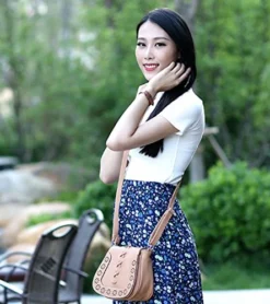 Bibitime Vintage Bohemian Hollow Flower Design Messenger Bag For Women Cross Body Bags For Travel -Cole Haan Shop 516tYKj2HfL