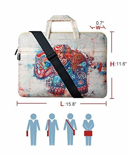 HESTECH 14-15.6 Inch Laptop Sleeve, Carrying Case Handbag Compatible For MacBook Pro | Pro Retina | 5 HESTECH 14-15.6 Inch Laptop Sleeve, Carrying Case Handbag Compatible For MacBook Pro | Pro Retina | - Image 5