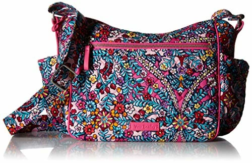 Vera Bradley Iconic On The Go Crossbody, Signature Cotton, Kaleidoscope 1 Vera Bradley Iconic On The Go Crossbody, Signature Cotton, Kaleidoscope