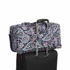 Vera Bradley Women's Cotton Lay Flat Travel Duffle Bag, French Paisley, One Size 8 Vera Bradley Women's Cotton Lay Flat Travel Duffle Bag, French Paisley, One Size -Cole Haan Shop 518FgtoqKPL