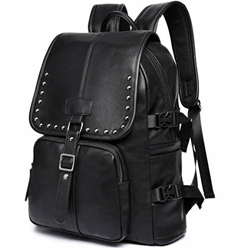 NEW STYLE Pu Leather Black Bag,Handbags,Shoulder Bags Laptop Backpack Schoolbags Travel Bags 2 NEW STYLE Pu Leather Black Bag,Handbags,Shoulder Bags Laptop Backpack Schoolbags Travel Bags - Image 2