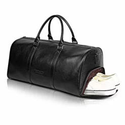 Bostanten Genuine Leather Travel Weekender Overnight Duffel Bag Gym Sports Luggage Bags For Men -Cole Haan Shop 519Fmp JIdL