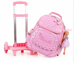 Meetbelify Rolling Backpacks For Girls School Bags Trolley Handbag With Lunch Bag Style B-Pink -Cole Haan Shop 519vtPT9HnL 8028ef59 43d5 4952 bfda 76cee60f4ce4