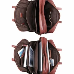 Men's Laptop Bag, Berchirly 15-inch Retro Leather Briefcase Lawyer Office Handbag Computer Shoulder -Cole Haan Shop 51BIcSGQt5L