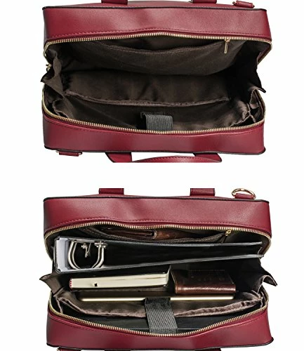Estarer Women Business Briefcase Handbag PU Leather 15.6 Inch Shoulder Laptop Work Bag 4 Estarer Women Business Briefcase Handbag PU Leather 15.6 Inch Shoulder Laptop Work Bag - Image 4