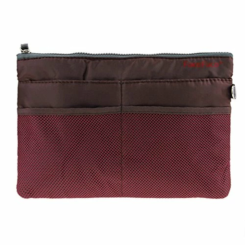 FakeFace Multi-funtional Nylon Zipper Travel Handbag Pouch / Bag In Bag / Insert Organizer / 3 FakeFace Multi-funtional Nylon Zipper Travel Handbag Pouch / Bag In Bag / Insert Organizer / - Image 3