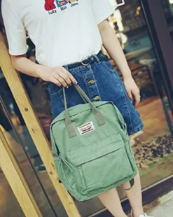 LuckyZ Womens Casual Style Lightweight Canvas Backpack School Bag Travel Daypack Medium Handbag 10 LuckyZ Womens Casual Style Lightweight Canvas Backpack School Bag Travel Daypack Medium Handbag -Cole Haan Shop 51EtmTcGIJL