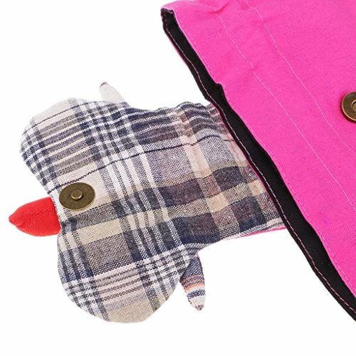 Baoblaze Big Owl Backpacks Bags Patchwork Cotton Big Eyes Purses Handmade Handbag - Pink, As 10 Baoblaze Big Owl Backpacks Bags Patchwork Cotton Big Eyes Purses Handmade Handbag - Pink, As - Image 10