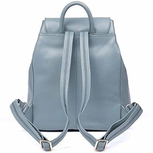 Bostanten Women'S Leather Backpack Purse Travel School Bag Casual Mini Daypack Newblue 3 Bostanten Women'S Leather Backpack Purse Travel School Bag Casual Mini Daypack Newblue - Image 3