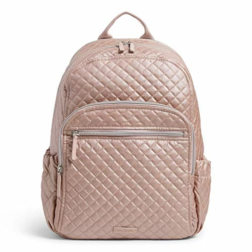 Vera Bradley Women's Signature Cotton Campus Backpack, Rose Quartz, One Size 1 Vera Bradley Women's Signature Cotton Campus Backpack, Rose Quartz, One Size
