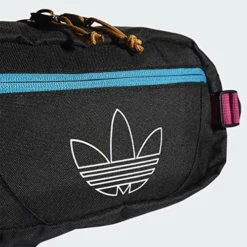 Adidas Originals Unisex Utility Crossbody Bag, Black/Active Teal/Berry, ONE SIZE -Cole Haan Shop 51FUsHwjo L