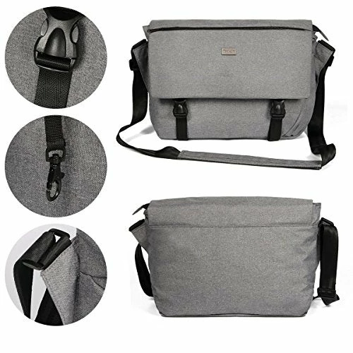 Freewander Messenger Bag Crossbody Shoulder Bag 14-inch Laptop School Satchel For Women Men 4 Freewander Messenger Bag Crossbody Shoulder Bag 14-inch Laptop School Satchel For Women Men - Image 4