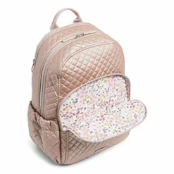 Vera Bradley Women's Signature Cotton Campus Backpack, Rose Quartz, One Size 9 Vera Bradley Women's Signature Cotton Campus Backpack, Rose Quartz, One Size -Cole Haan Shop 51GcHoOnSsL