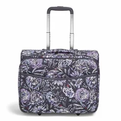 Vera Bradley Women's Softside Rolling Work Bag, Lavender Bouquet