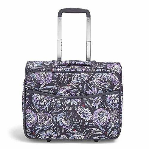 Vera Bradley Women's Softside Rolling Work Bag, Lavender Bouquet 1 Vera Bradley Women's Softside Rolling Work Bag, Lavender Bouquet