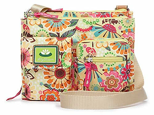 Lily Bloom BUSY BEE In Yellow Flower Garden Regina Crossbody Bag | Eco-Friendly | Multiple Pockets/Compartments 1 Lily Bloom BUSY BEE In Yellow Flower Garden Regina Crossbody Bag | Eco-Friendly | Multiple Pockets/Compartments
