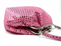 GENERIC Handbag FabCloud Eve Metallic Pink Dot By WiseGloves Clutch Purse Pocket Cosmetic Make Up Pouch Bag Handbag Accessory -Cole Haan Shop 51JBDp4dYnL