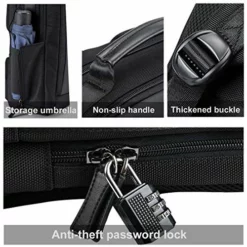 Laptop Backpack Business 15.6 Inch Waterproof Secure Crossbody Laptop Backpack Scratchproof Anti-Theft Laptop Rucksack USB Charging And Water Resistant College Slim Office Men Backpack -Cole Haan Shop 51JD3aa5vtL